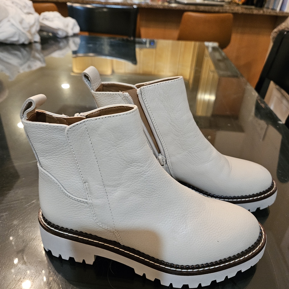 Nordstrom White Ankle Booties